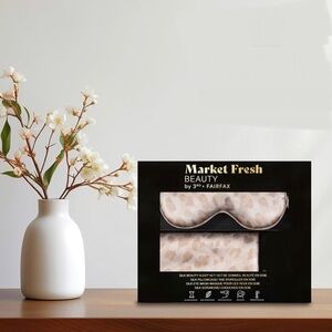 Silk Beauty Sleep Set by 3rd + Fairfax, Leopard Print